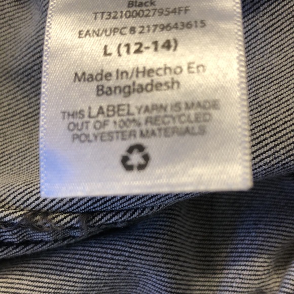 NEW Time and Tru black jean jacket - Picture 7 of 11